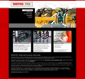 Web presentation for HEATING PRO, s.r.o.