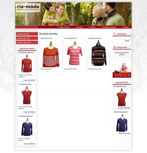 Online shop for RIA-Móda, spol. s r.o.