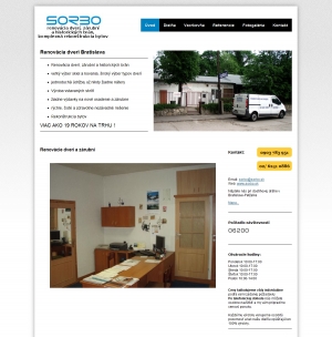 Web presentation for Sorbo