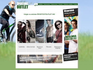 Web presentation - SportovyOutlet.sk