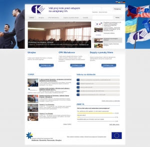 Web portal for CPK Michalovce