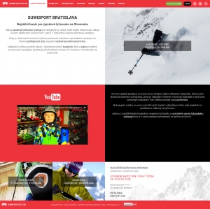 Webová prezentácia pre Zimný Outlet