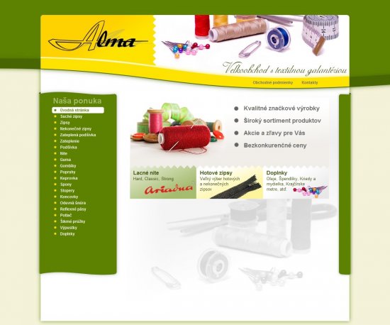 Web presentation for Alma