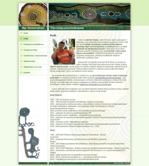 Webová prezentácia pre Mgr.Norberta Uhnáka