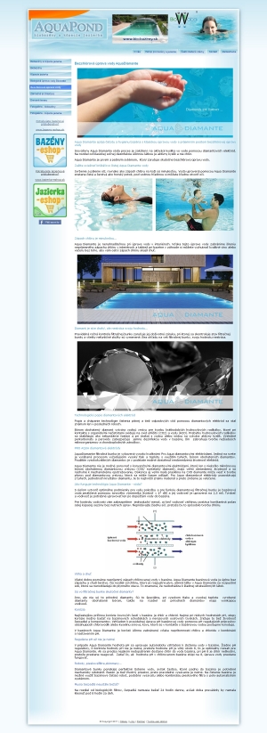 Webpräsentation Bio-Bazeny.sk