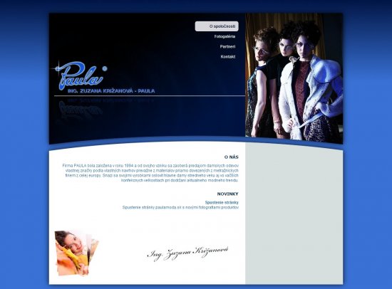 Web presentation - Ing. Zuzana Križanová