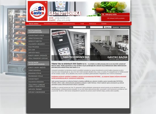 Online shop AAA Gastro, s.r.o.