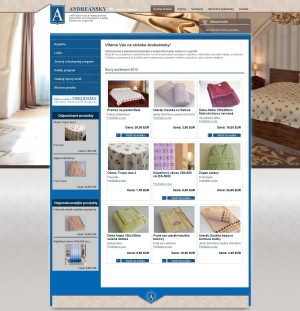 Internetgeschäft für Firma Andreánsky