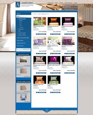 Internetgeschäft für Firma Andreánsky