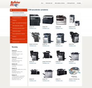 Webpräsentation für Reficier JTL s.r.o.