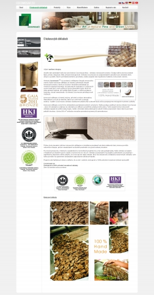 Webová prezentácia pre www.CocoMosaic.eu