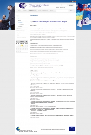 Webportal für CPK Michalovce