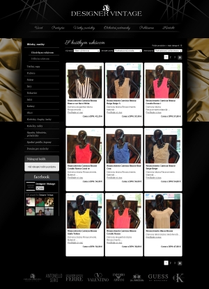 Internetový obchod pre DESIGNER VINTAGE