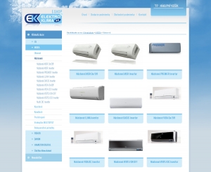 Internetový obchod pre ELEKTRO KLIMA RK, s.r.o.