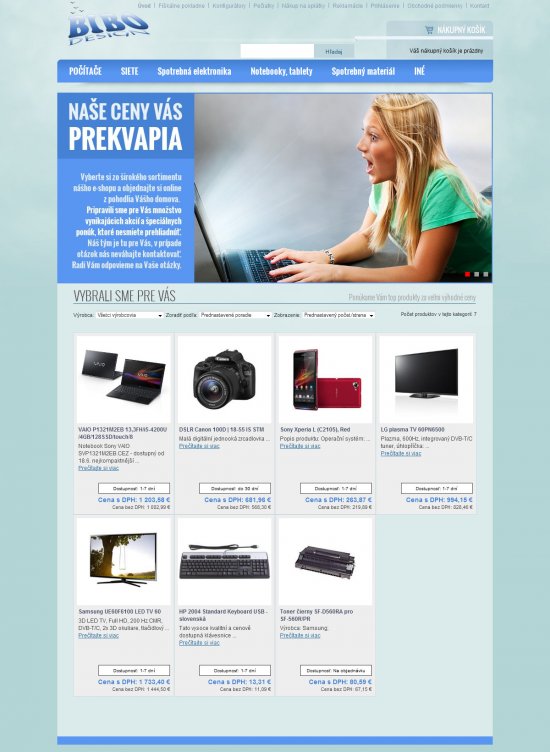 Online shop for BIBO Design