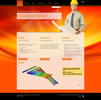 Webpräsentation - www.poziarneinzinierstvo.sk