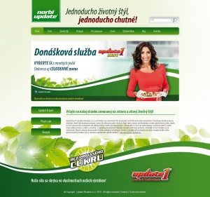 Webová prezentácia pre Update Slovakia s.r.o.