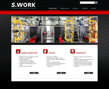 Webpräsentation - S.WORK s.r.o.