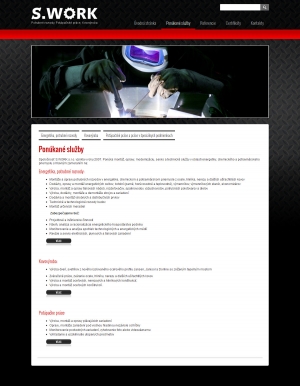 Webová prezentácia pre S.WORK s.r.o.