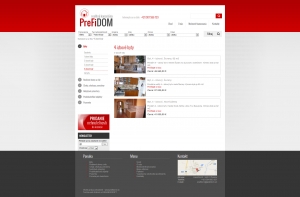 Webpräsentation - www.prefidom.sk
