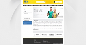 Internetový obchod pre JKM servis, s.r.o.