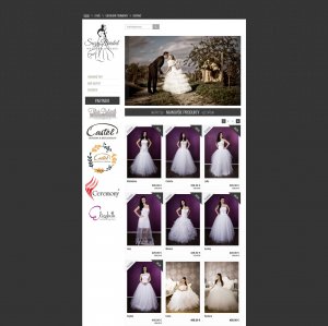 Web presentation www.suzybridal.sk