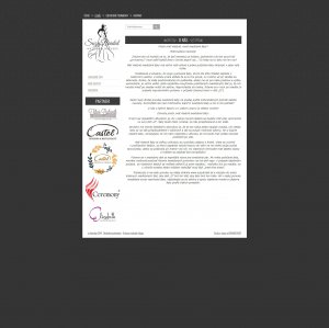 Web presentation www.suzybridal.sk