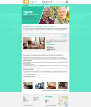 Webová prezentácia www.pflegeheim-balaton.eu