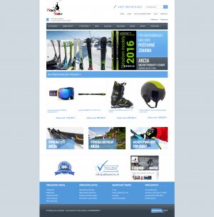 Internetový obchod pre Top Ski šport, s.r.o.