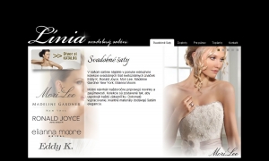 Webová prezentácia pre Svadobný salón Línia