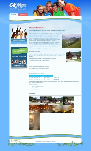 Web presentation for CK Max, s.r.o.