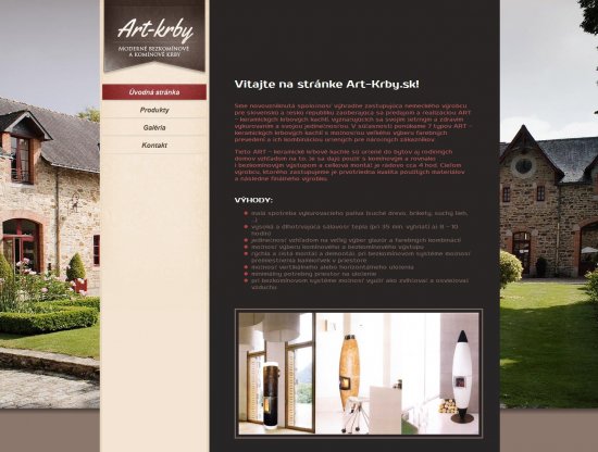 Web presentation for Art-Krby