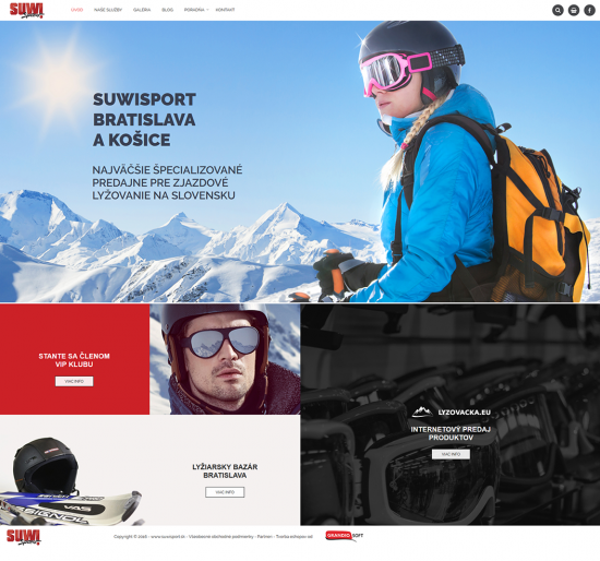 Web presentation for SuwiSport